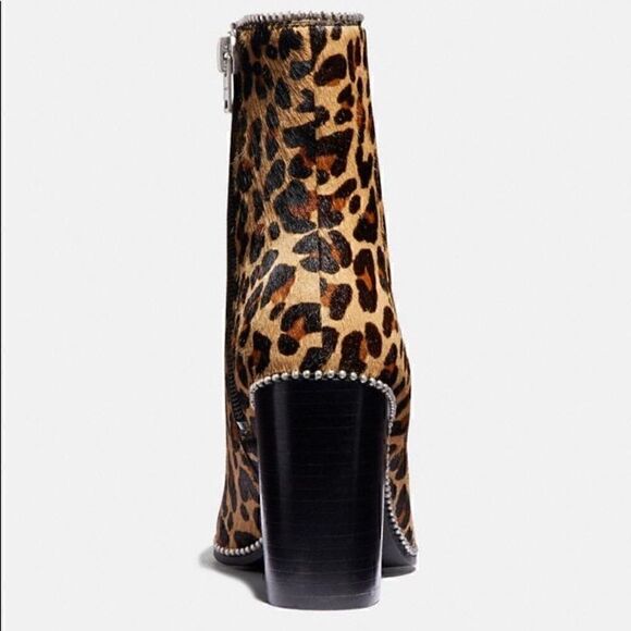 8.5 COACH Drea Pony Hair Bootie New in Box $295 - Picture 3 of 11